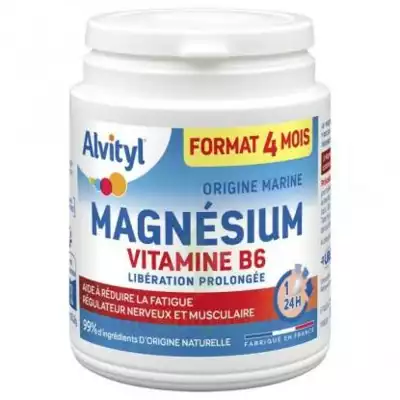 Alvityl Magnésium Vitamine B6 Libération Prolongée Comprimés Lp Pot/120 à SAINT-ETIENNE-DE-CUINES